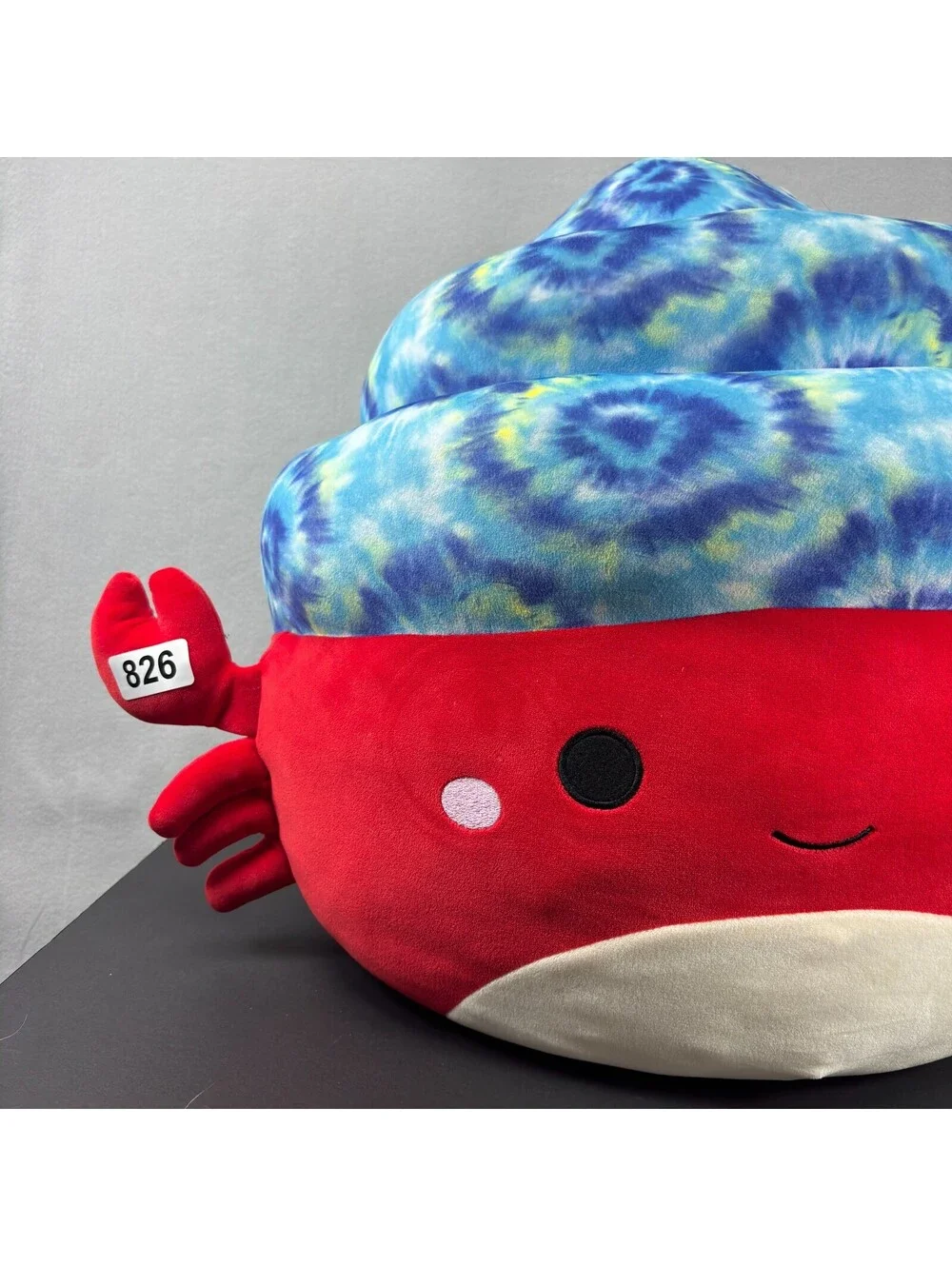 Squishmallows Indie Hermit Crab Huge Plush Stuffed Animal with Blue Tie-Dye